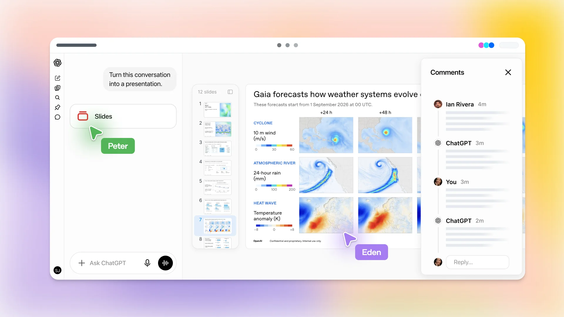 OpenAI brings collaborative Slides to ChatGPT Work