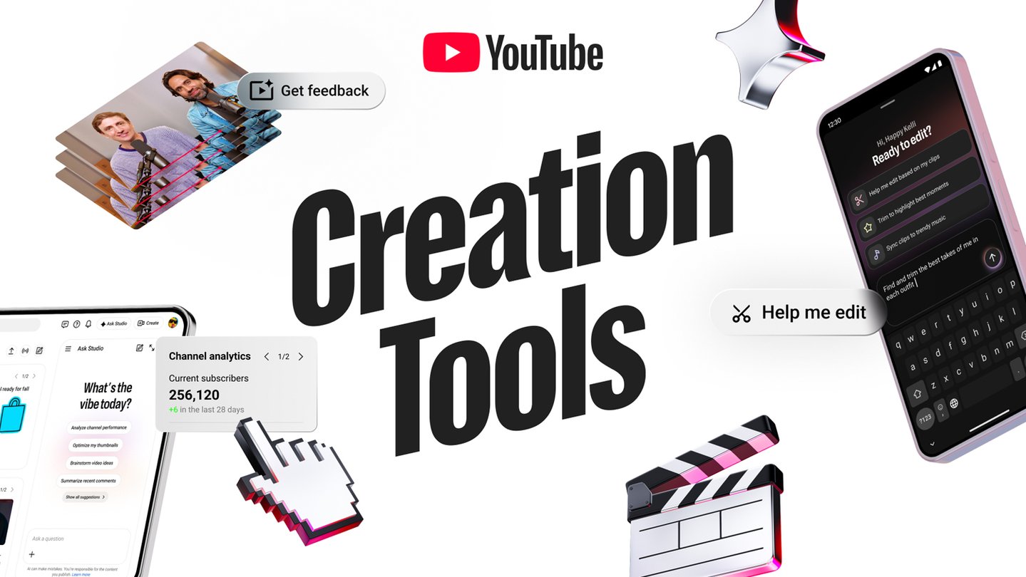 YouTube adds Gemini-powered tools across the creator workflow