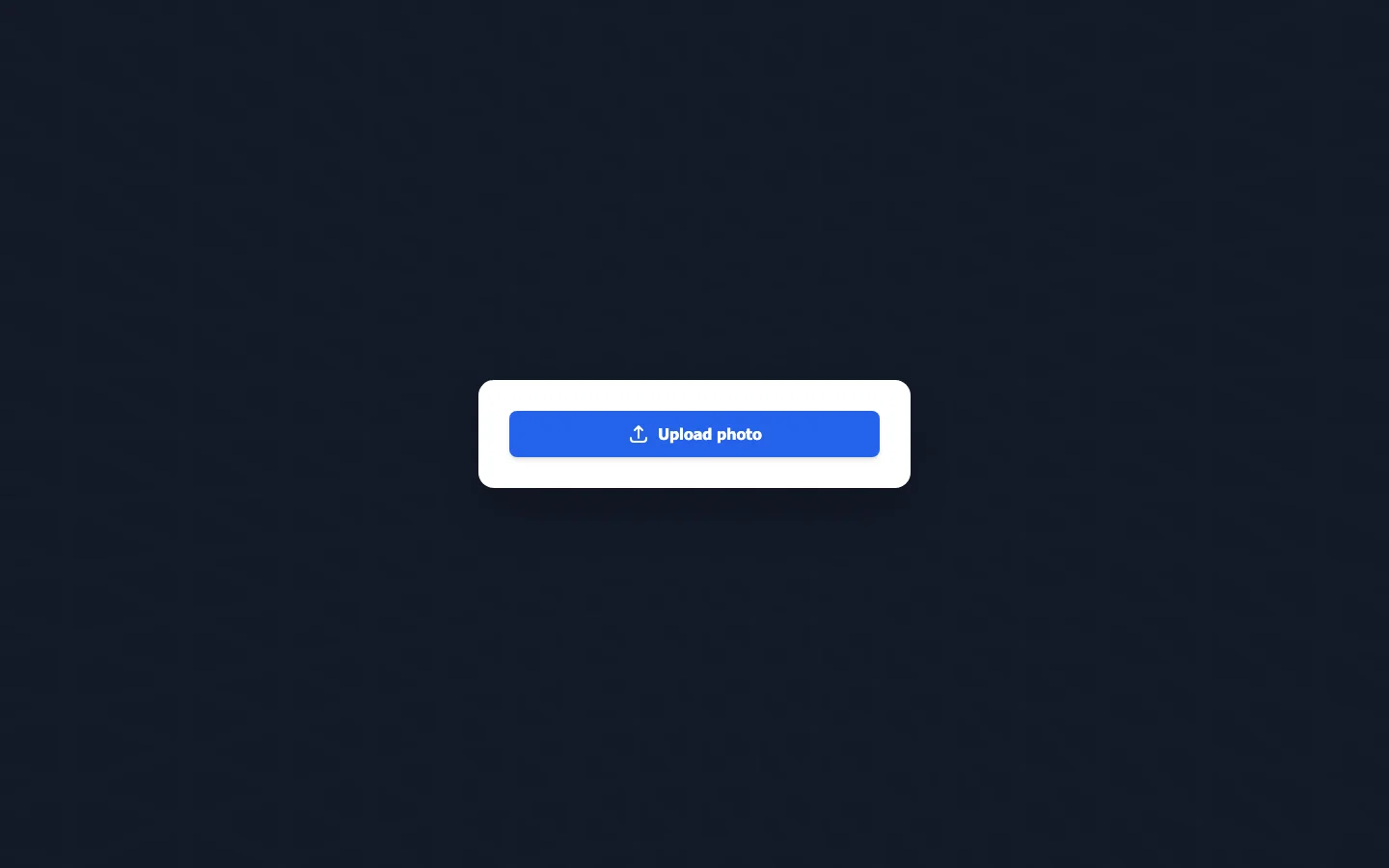 The panorama viewer’s photo upload screen.