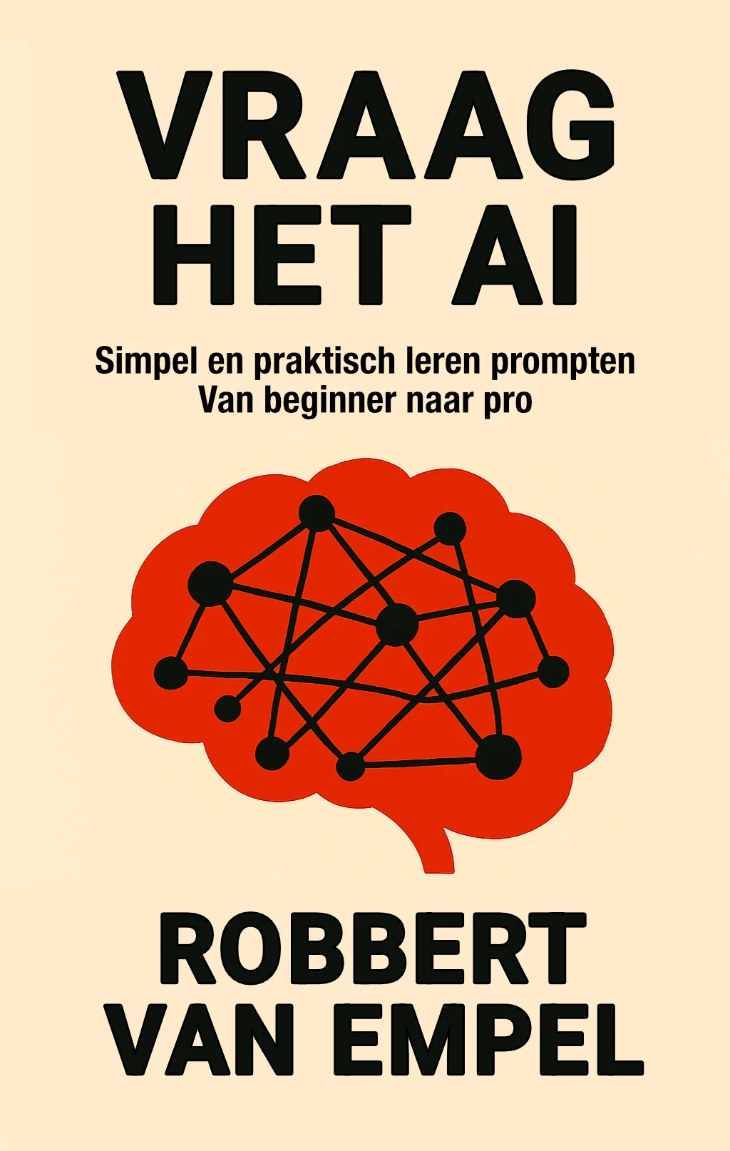 Cover van het boek 'Vraag het AI' door Robbert van Empel